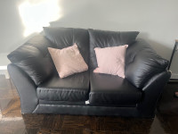 Couch with cushions