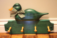 Patère canard en bois neuf