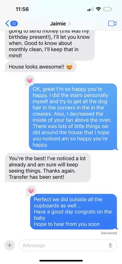 my name is Jasmine and I’m a house cleaner , View more