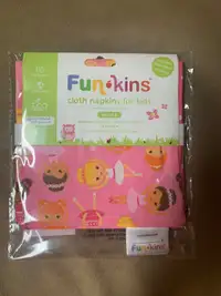 Brand New Funkins Cloth Napkins Set of 2 