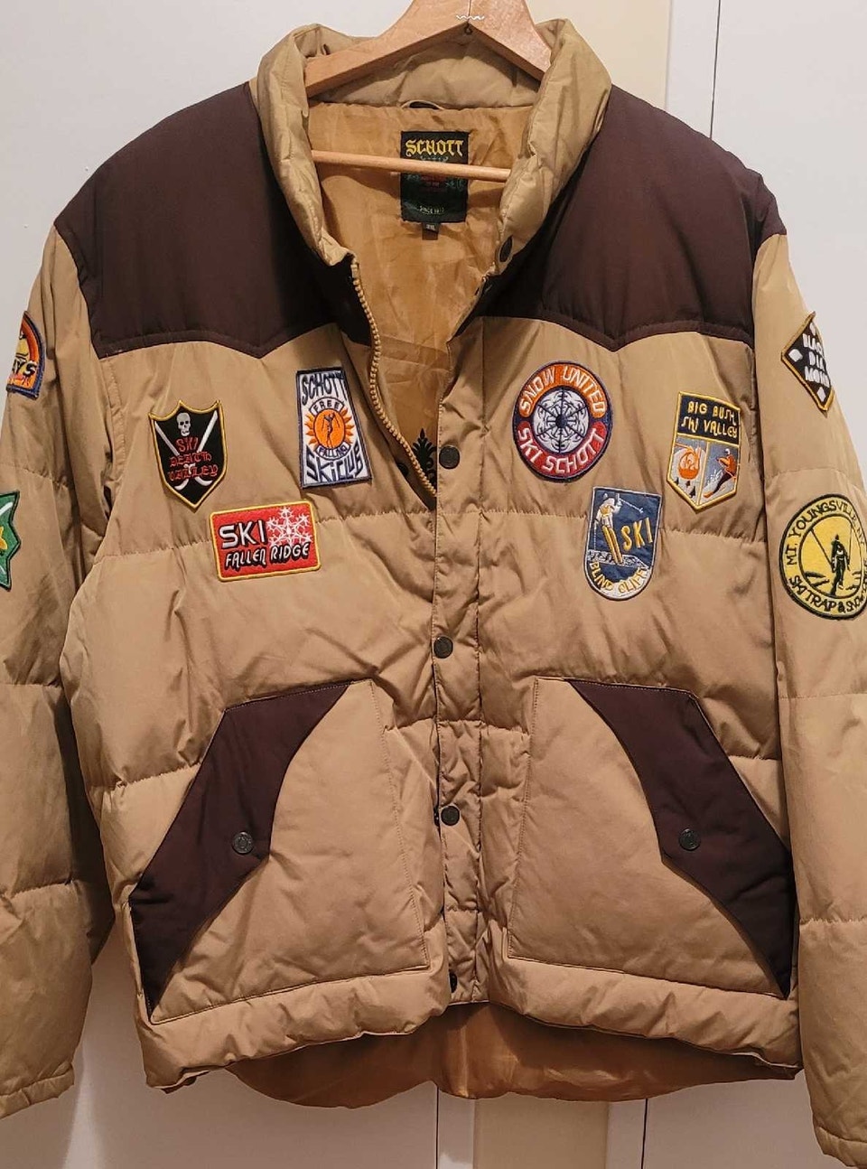 Schott, Schott NYC 3XL Ski Jacket with Patches