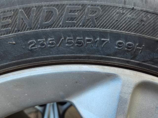 Ford Escape SE OEM Rims + Michelin Defender Tires (235 55 R17) in Tires & Rims in London - Image 4