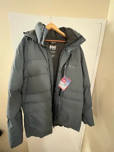 NEW Helly Hansen Men’s Tromsoe Jacket grey 2XL winter, View more