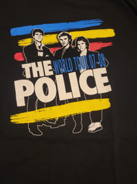 Authentic Police  "Certifiable" concert tour T-shirt