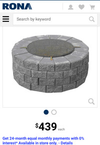 Stack stone firepit stones