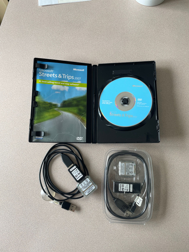 USED Microsoft Street and Trips 2007 with GPS Locator in General Electronics in Windsor Region - Image 2