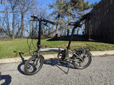 Dash - SOLOROCK 16" 8 Speed Aluminum Folding Bike, View more