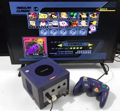 Nintendo GameCube with games (option for HDMI), View more