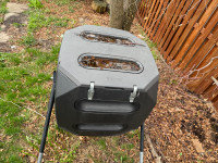 2x Outdoor Tumbling Composting Bins