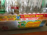 Vintage 80’s Doggie Man hot dog gum still sealed !!!