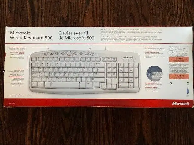 Microsoft Wired Keyboard 500 in Mice, Keyboards & Webcams in City of Toronto - Image 4