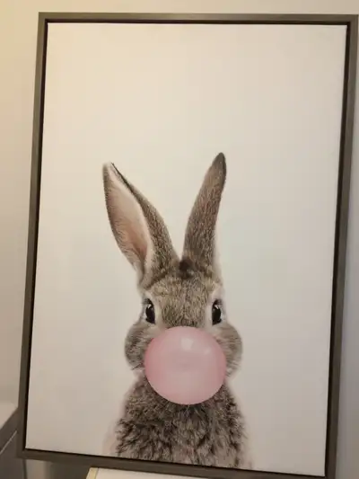 Cadre  décoratif avec lapin, View more