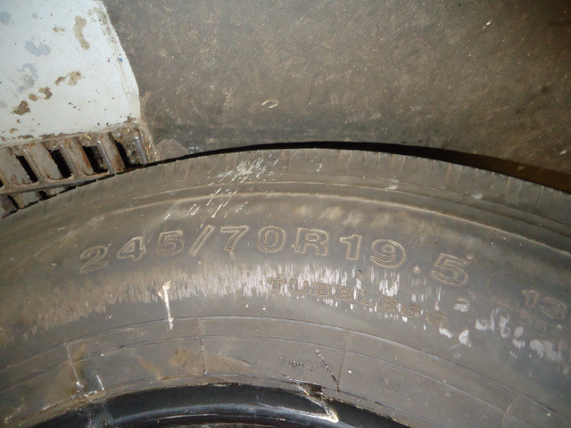 2 Class A Motorhome Tires 245/70R19.5 in Tires & Rims in Sarnia - Image 3
