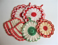 Vintage Crocheted Potholders