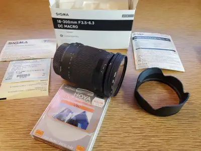 Sigma 18-300mm F3.5-6.5 DC Macro Lens for Canon, View more