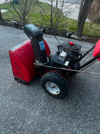 26” 8HP snow blower for sale