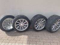 Dunlop 255/50R19 tires and rims