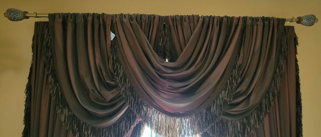 Home Dinning room Curtain Design Panel in Window Treatments in Windsor Region - Image 2