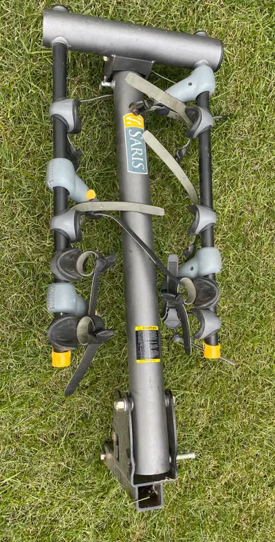 Very sturdy 4 bike rack. Great condition. Barely used