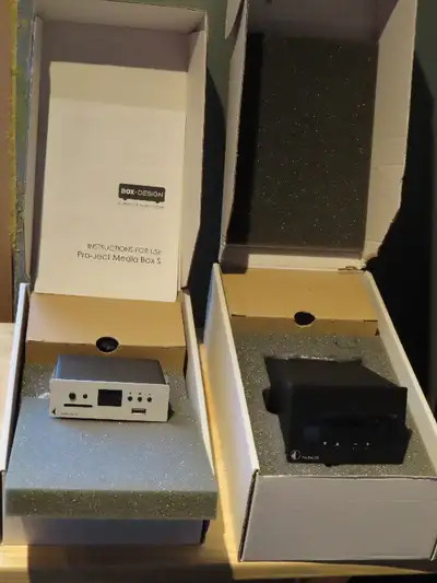 Pro-Ject Pre Box DS and Media Box S, View more