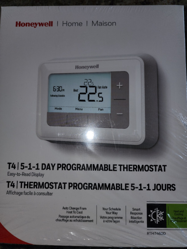 Programmable thermostat- Honeywell in Heating, Cooling & Air in Abbotsford