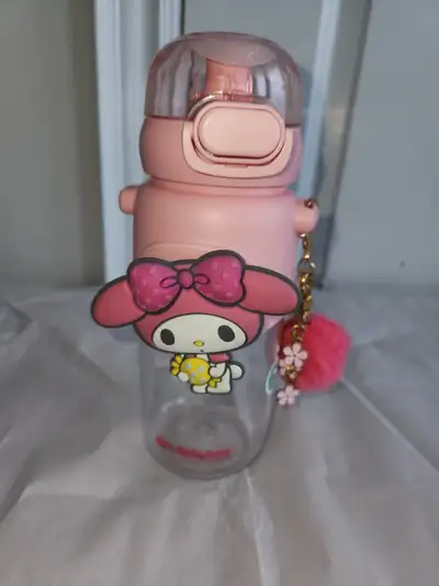 Sanrio Tritan Water Bottle My Melody 23.3 Oz, 8”H x 3”W, View more