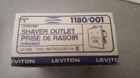 PRISE POUR RASOIR, SHAVER OUTLET 120V 60 CYCLE NEUF NEW IT100-C