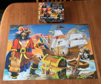 100-Piece Melissa & Doug Floor Puzzle, Pirate’s Bounty, Complete