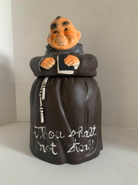 Vintage Monk/Friar Cookie Jar (1960's)