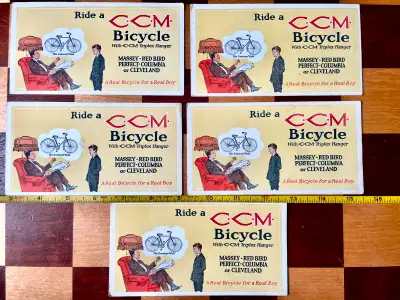 CCM BICYCLE BLOTTER 5 PC LOT, View more