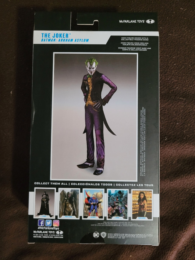 DC Multiverse Chase Batman Arkham Asylum The Joker Bronze in Toys & Games in Hamilton - Image 2