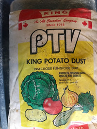 King potato dust, PTV,  10 kg bag, sevin, zinc