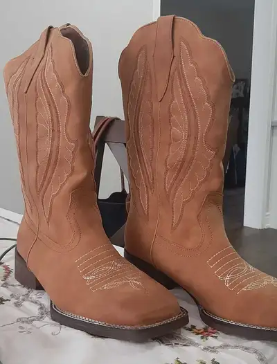 suede cowboy boots women's euro39, View more