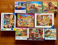 jigsaw puzzles - $10 each or 4 for $30