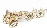 UGEARS Royal Carriage 3D Wooden Model for Self-Ass