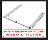 (NEW) LG KSTK4 Genuine Washer & Dryer Stacking Kit 27" LG Canada