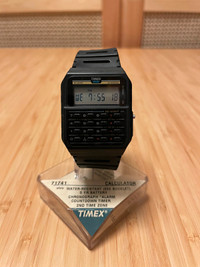 1980s Timex Casio Calculator Watch