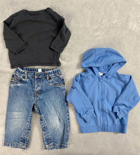 12-18 month boys hoodie outfit