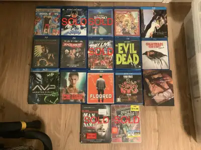 Buy 2 Get 1 Free DVDs Blu Rays Horror Anime TV Series Cartoons, View more