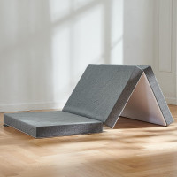 Sleep Foam Mattress, Tri-fold, 4-inch, Twin [75x38x4 inches]