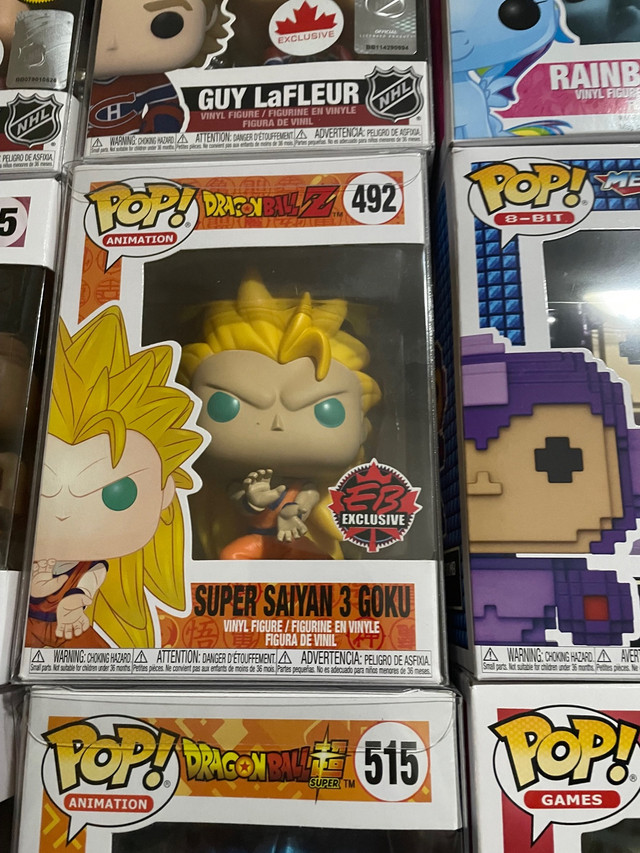 Funko Pop! Dragon Ball Z Super Saiyan 3 Goku #492 EB Games Exclu in Toys & Games in Mississauga / Peel Region