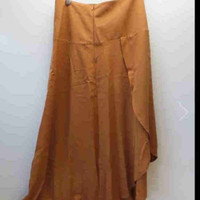 Light brown uneven skirt (Large)