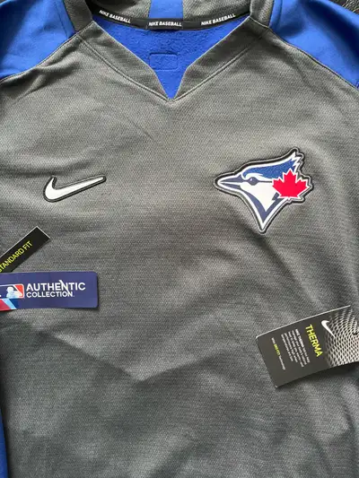 *NEW* NIKE Toronto Blue Jays On-Field Thermal Crew Medium, View more