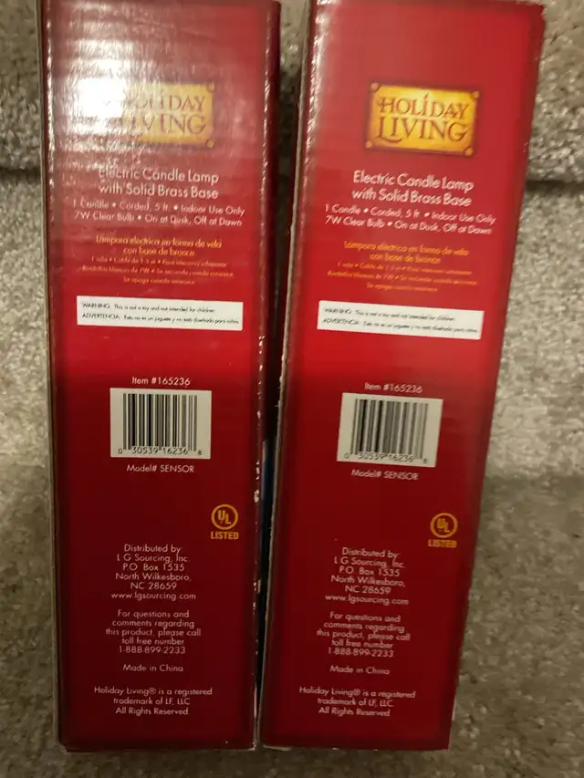 ‘Holiday Living’ Candle Lamp in Holiday, Event & Seasonal in Ottawa - Image 3