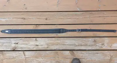 Rare  Vintage Levy's Tire Leather Guitar Strap, View more