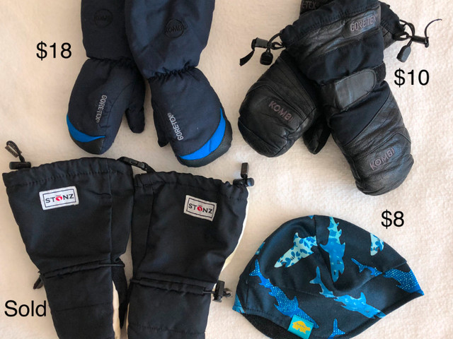 Mitts: Kombi, Helmet Beanie, 2-4 yrs, various $, $5 and up in Clothing - 2T in Edmonton