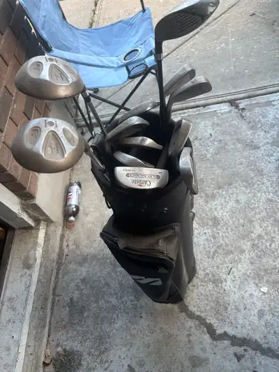 knight tech plus oversized golf clubs with bag, View more