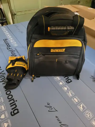 Dewalt tool backpack and drill holster NEW PRICE!!!, View more