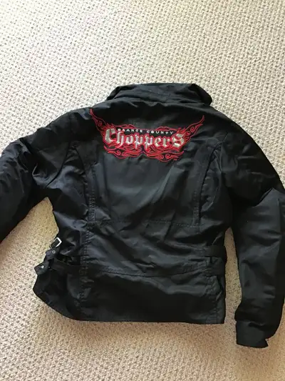 Women's motorcycle jacket, View more