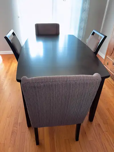 Dining Table and 4 chairs, View more